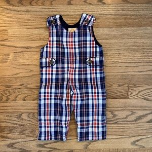 Beaufort Bonnet plaid longall 6-12 mos